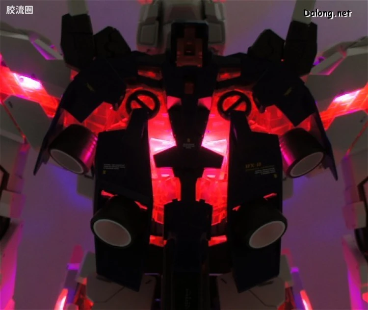 PG 定制部件 独角兽高达用LED发光组件 - 图片