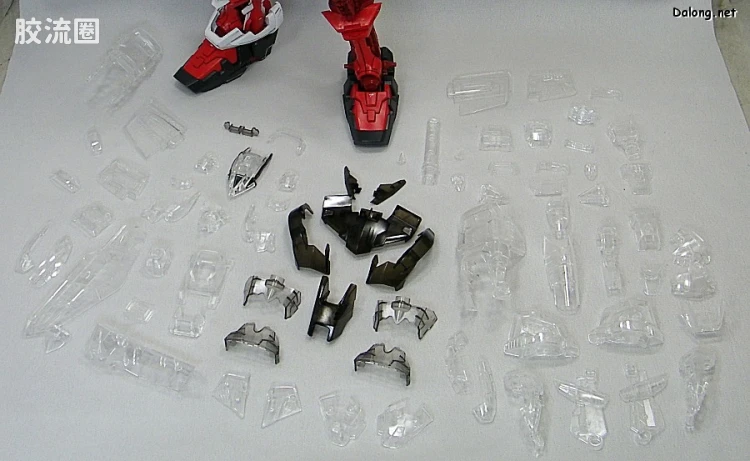 PG 定制部件 红色异端高达豪华特典 - 图片