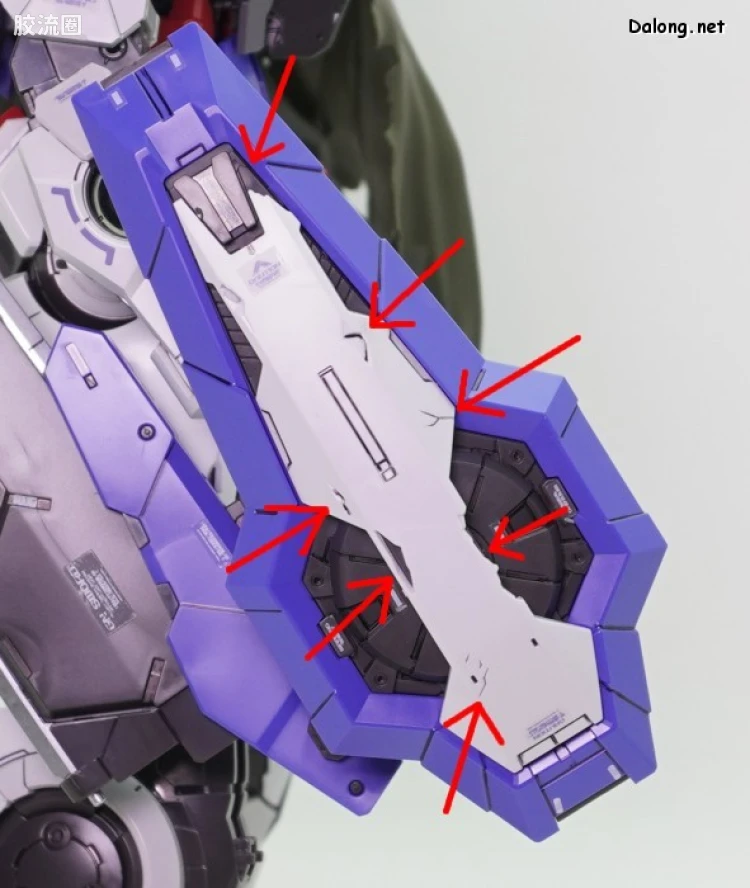 PG 定制部件 GN-001RE 能天使高达修补型 部件 - 图片