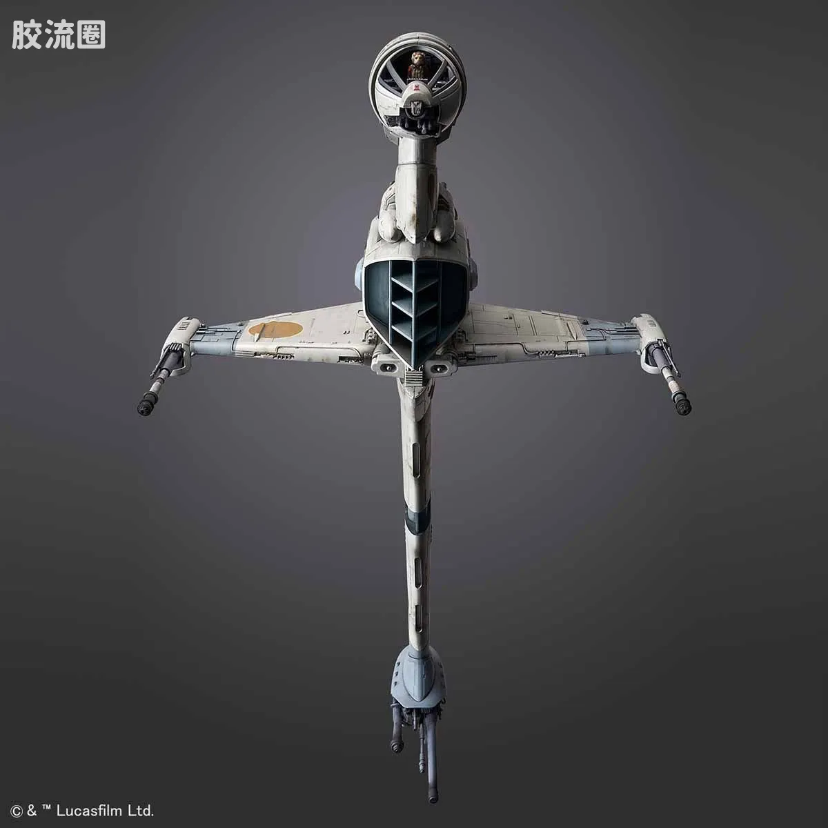 万代 星球大战系列拼装模型 载具系列 1/72 B翼战机 - 图片
