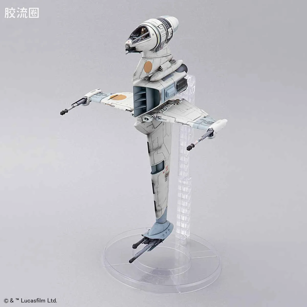 万代 星球大战系列拼装模型 载具系列 1/72 B翼战机 - 图片