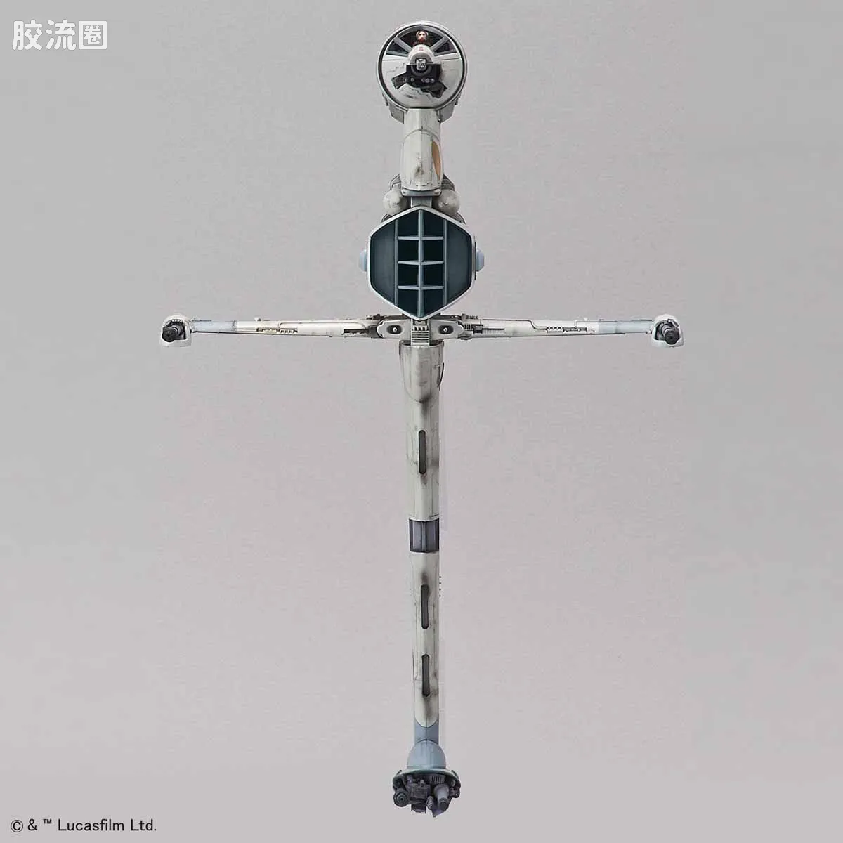 万代 星球大战系列拼装模型 载具系列 1/72 B翼战机 - 图片