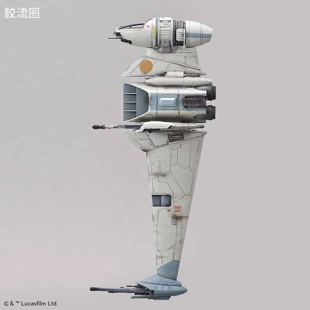 万代 星球大战系列拼装模型 载具系列 1/72 B翼战机 - 图片