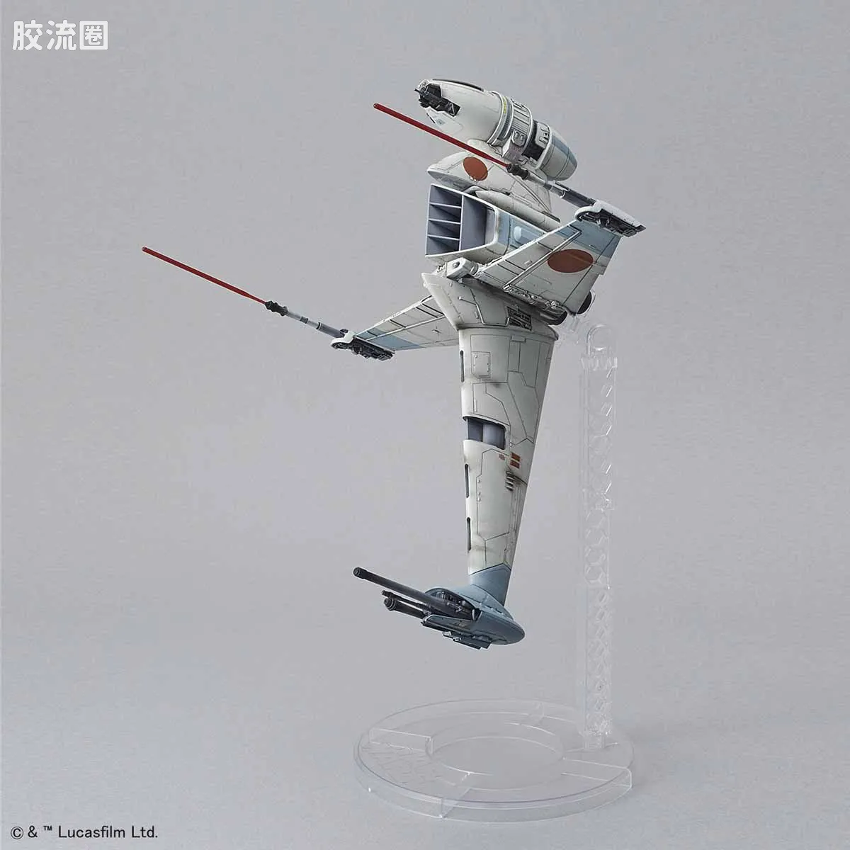 万代 星球大战系列拼装模型 载具系列 1/72 B翼战机 - 图片