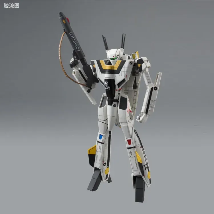 万代超时空要塞系列拼装模型 1比72 VF-1S Valkyrie 福克机 - 图片