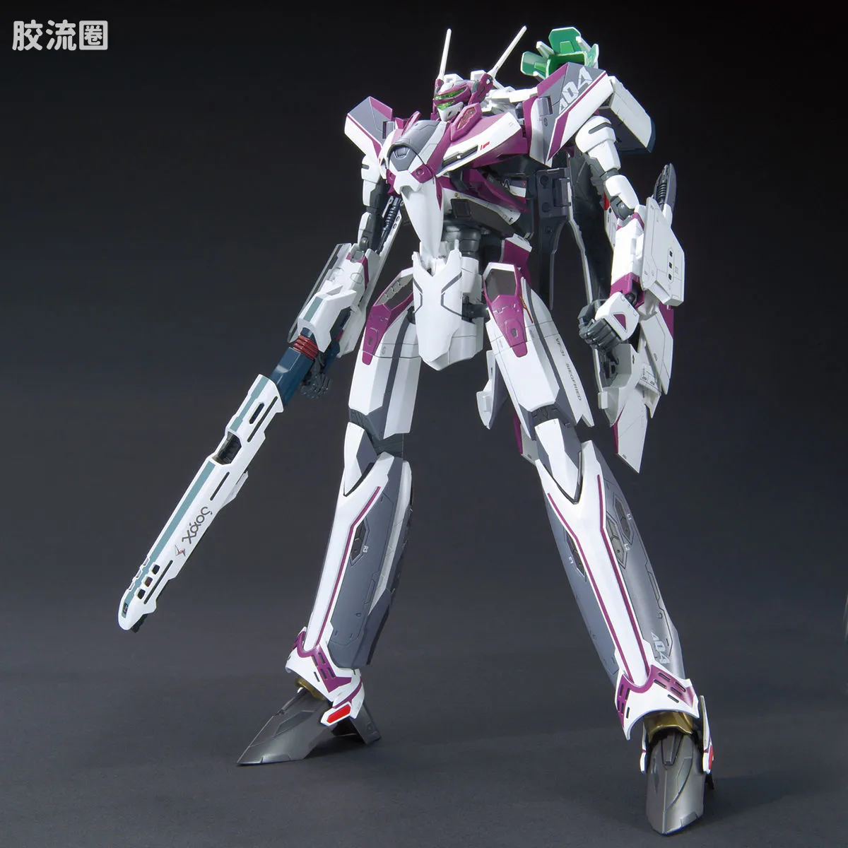 万代超时空要塞系列拼装模型 1比72 VF-31C 齐格菲里德(米拉洁机) - 图片