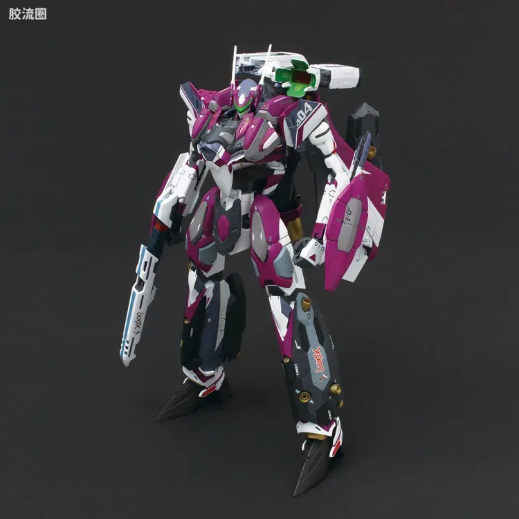 万代超时空要塞系列拼装模型 1比72 超级VF-31C 米拉洁机 - 图片
