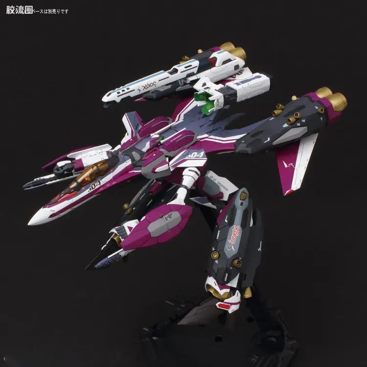 万代超时空要塞系列拼装模型 1比72 超级VF-31C 米拉洁机 - 图片