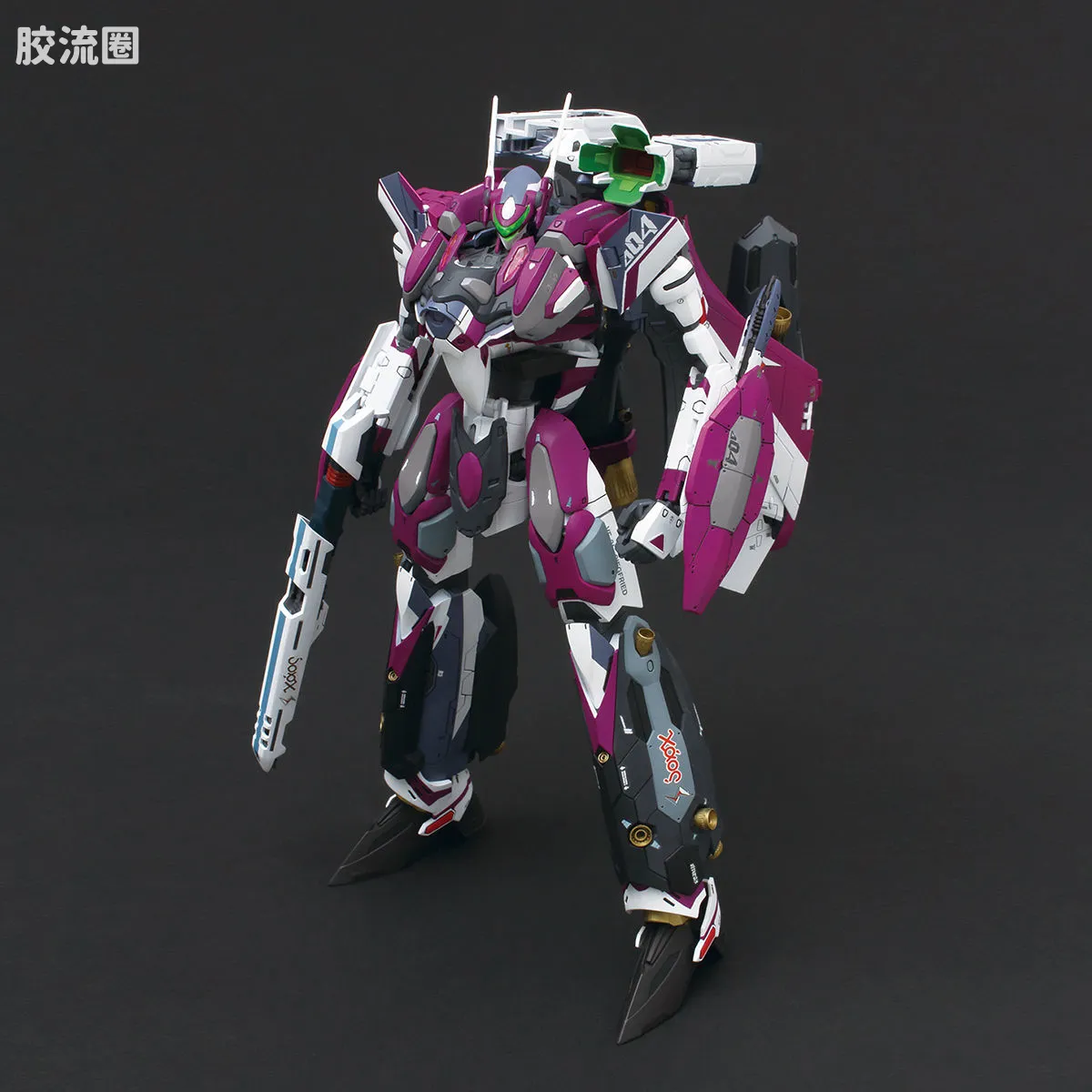 万代超时空要塞系列拼装模型 1比72 超级VF-31C 米拉洁机 - 图片