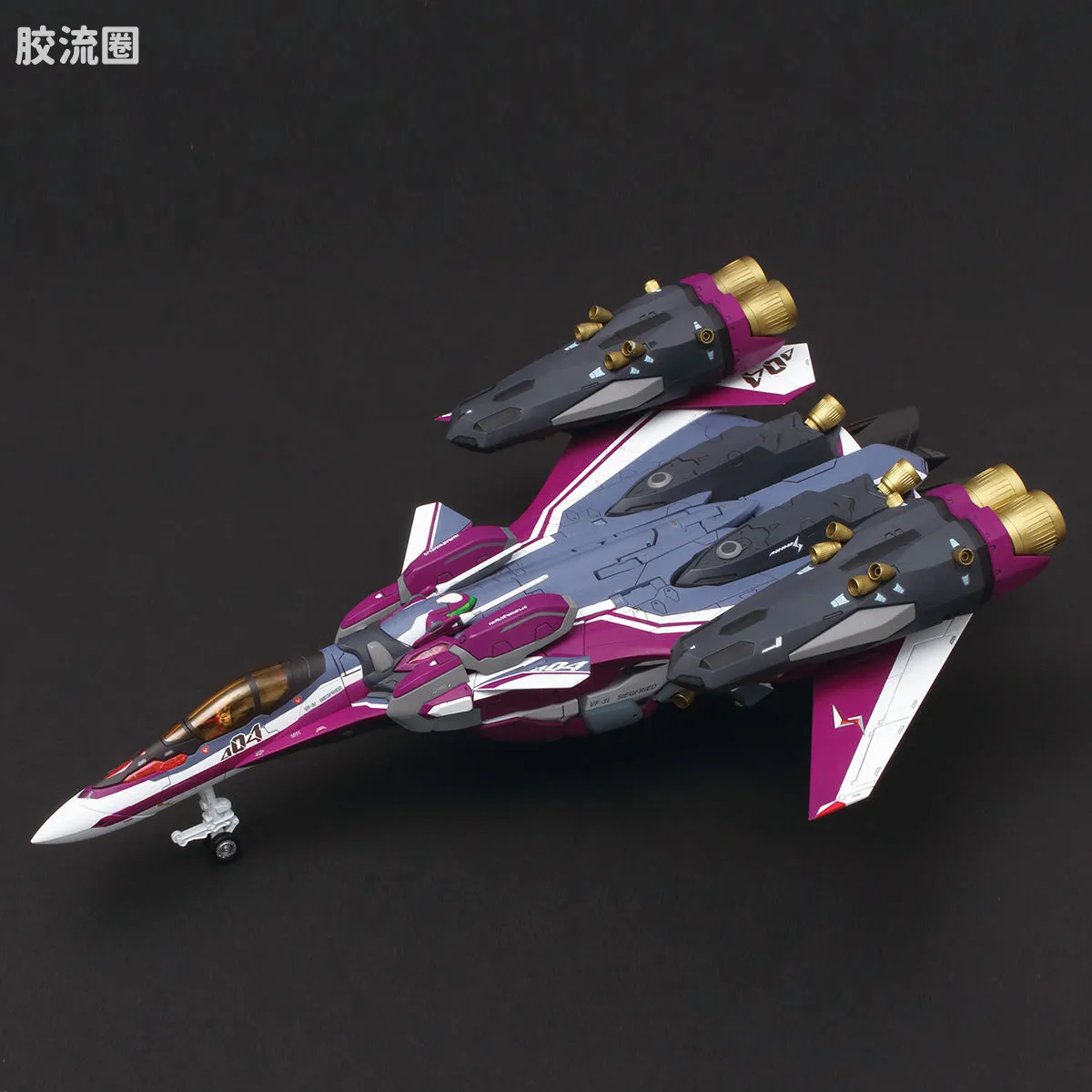 万代超时空要塞系列拼装模型 1比72 超级VF-31C 米拉洁机 - 图片