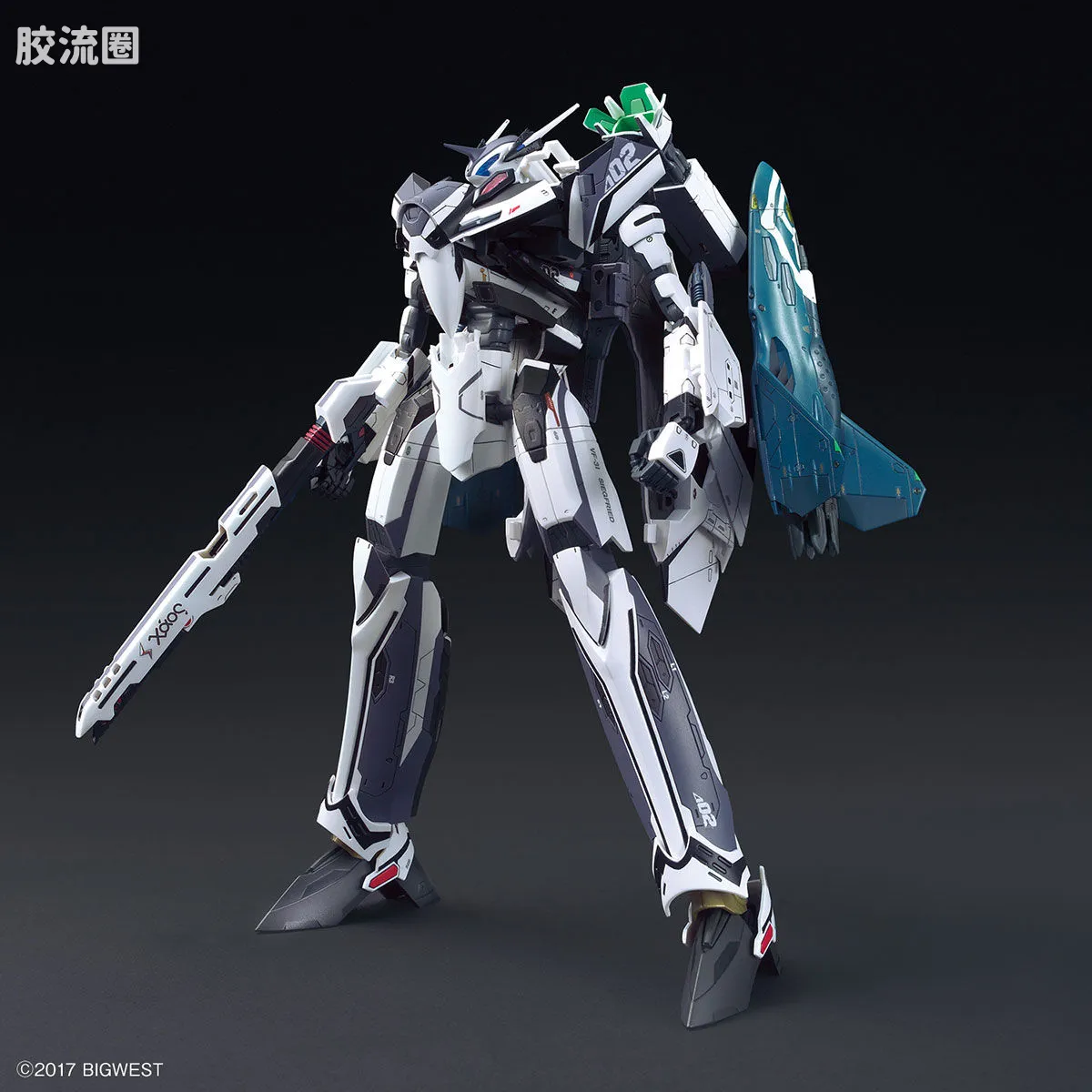 万代超时空要塞系列拼装模型 1比72 VF-31F 齐格飞/Lil Draken装备(疾风·因梅尔曼机) - 图片