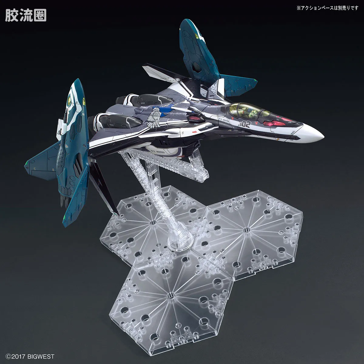 万代超时空要塞系列拼装模型 1比72 VF-31F 齐格飞/Lil Draken装备(疾风·因梅尔曼机) - 图片