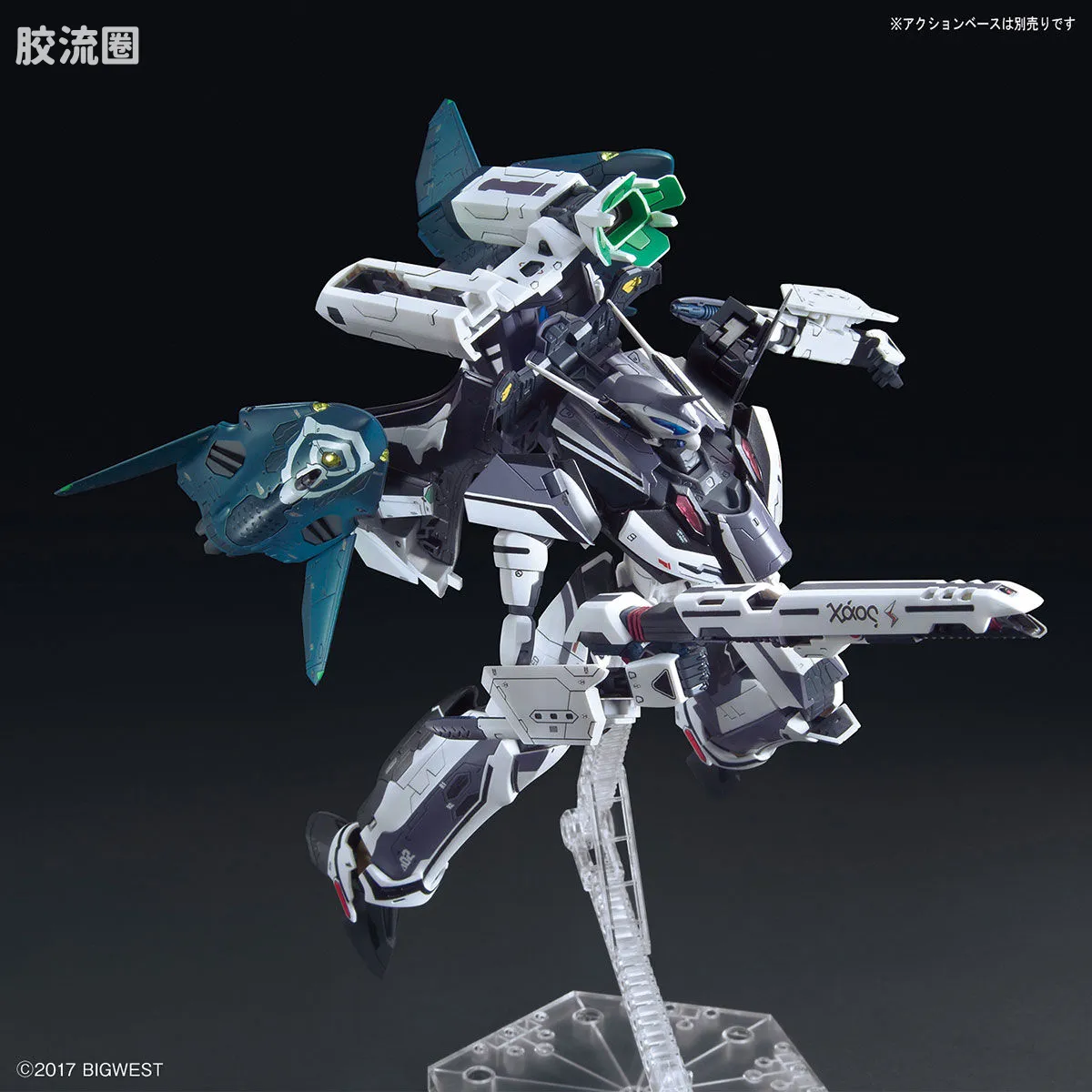万代超时空要塞系列拼装模型 1比72 VF-31F 齐格飞/Lil Draken装备(疾风·因梅尔曼机) - 图片