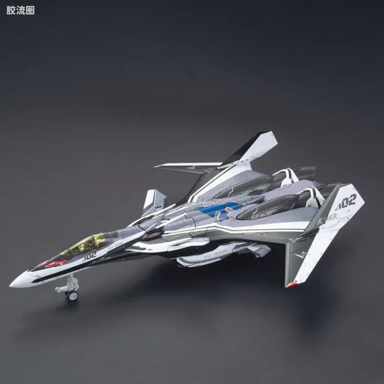 万代超时空要塞系列拼装模型 1比72 VF-31F 齐格菲里德(梅萨·伊雷菲尔特机） - 图片