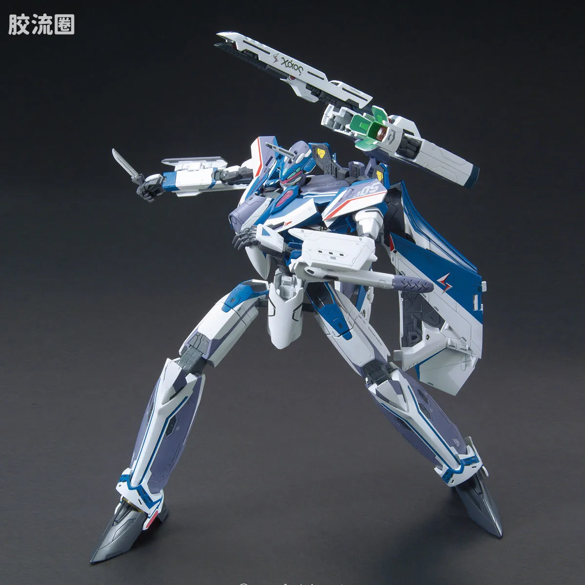 万代超时空要塞系列拼装模型 1比72 VF-31J 齐格弗里德(疾风机) - 图片