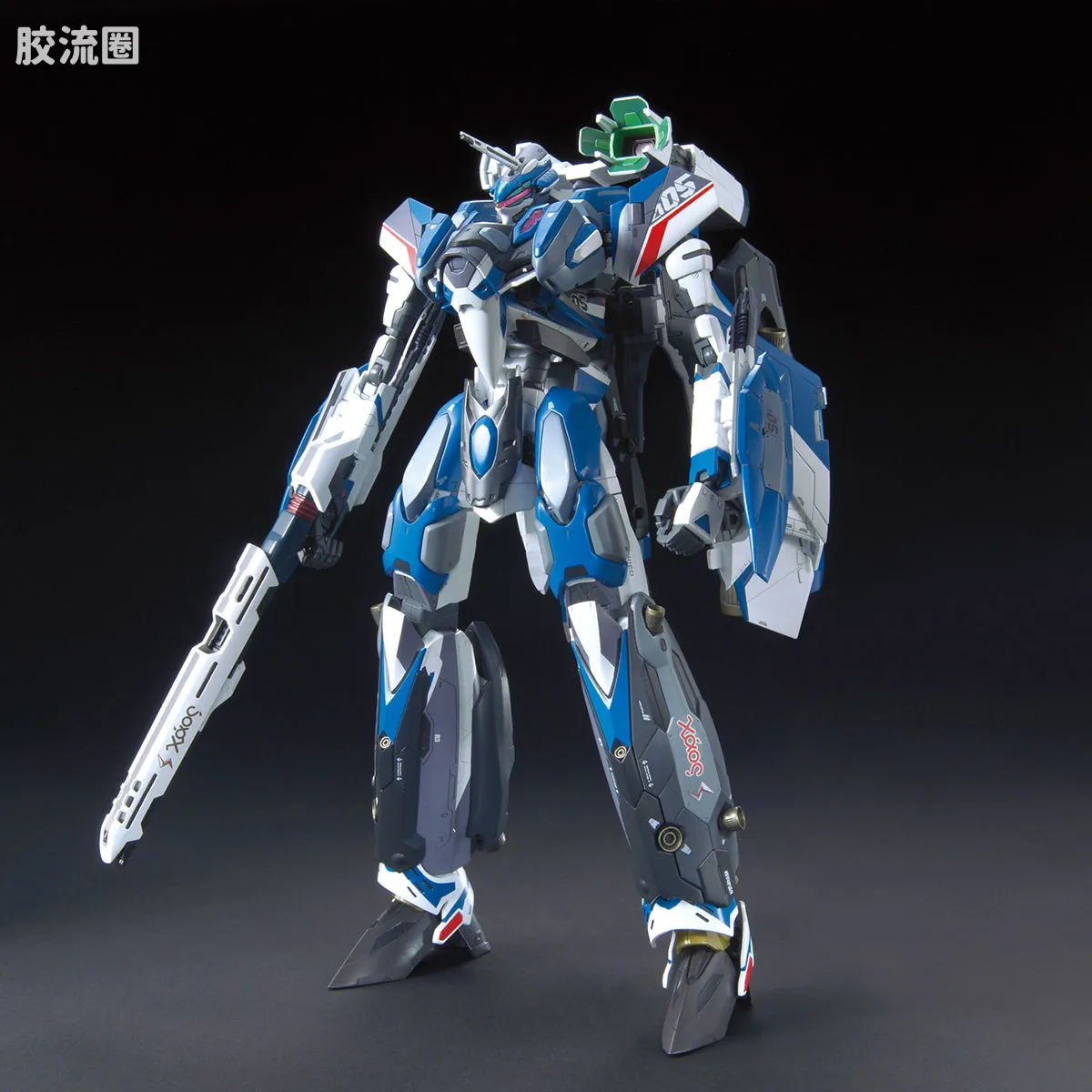 万代超时空要塞系列拼装模型 1比72 VF-31J 齐格弗里德(疾风机) 超级背包set - 图片