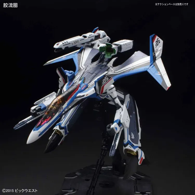 万代超时空要塞系列拼装模型 1比72 VF-31J改 齐格弗里德(疾风机) Deculture Ver.  - 图片