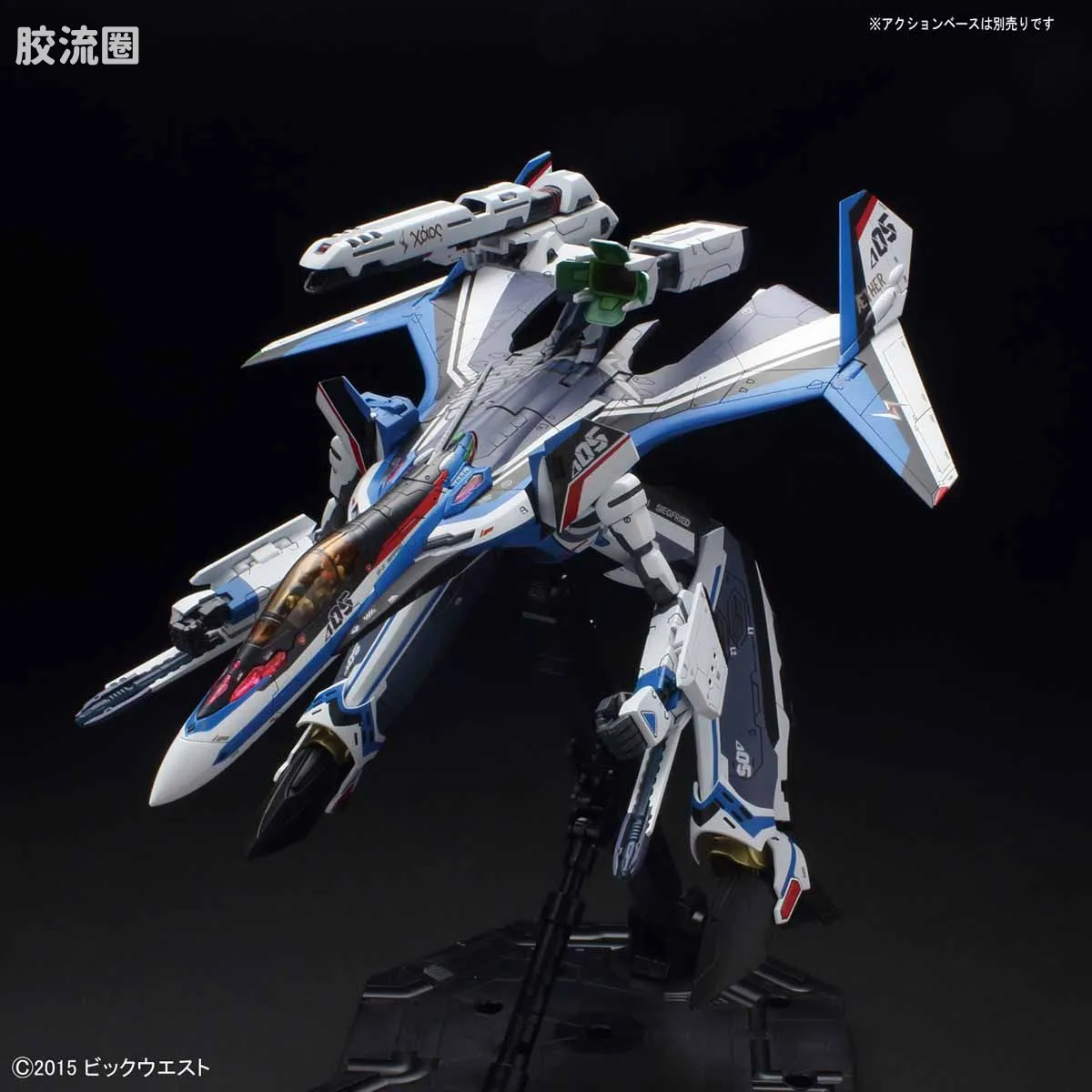 万代超时空要塞系列拼装模型 1比72 VF-31J改 齐格弗里德(疾风机) Deculture Ver.  - 图片