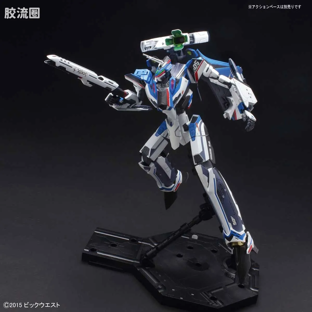 万代超时空要塞系列拼装模型 1比72 VF-31J改 齐格弗里德(疾风机) Deculture Ver.  - 图片