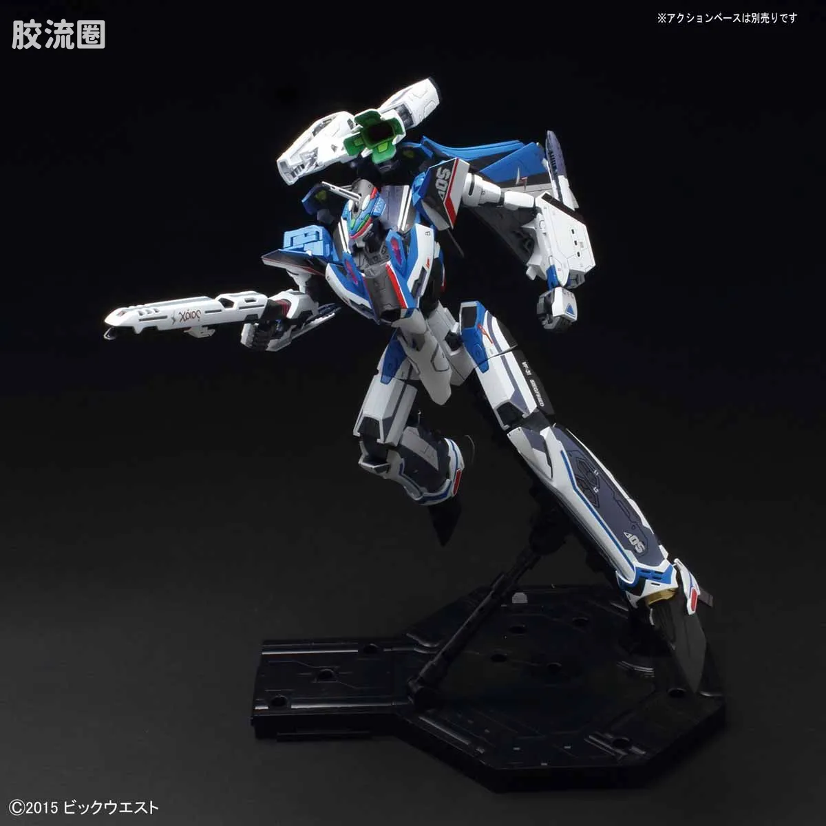 万代超时空要塞系列拼装模型 1比72 VF-31J改 齐格弗里德(疾风机) Deculture Ver.  - 图片