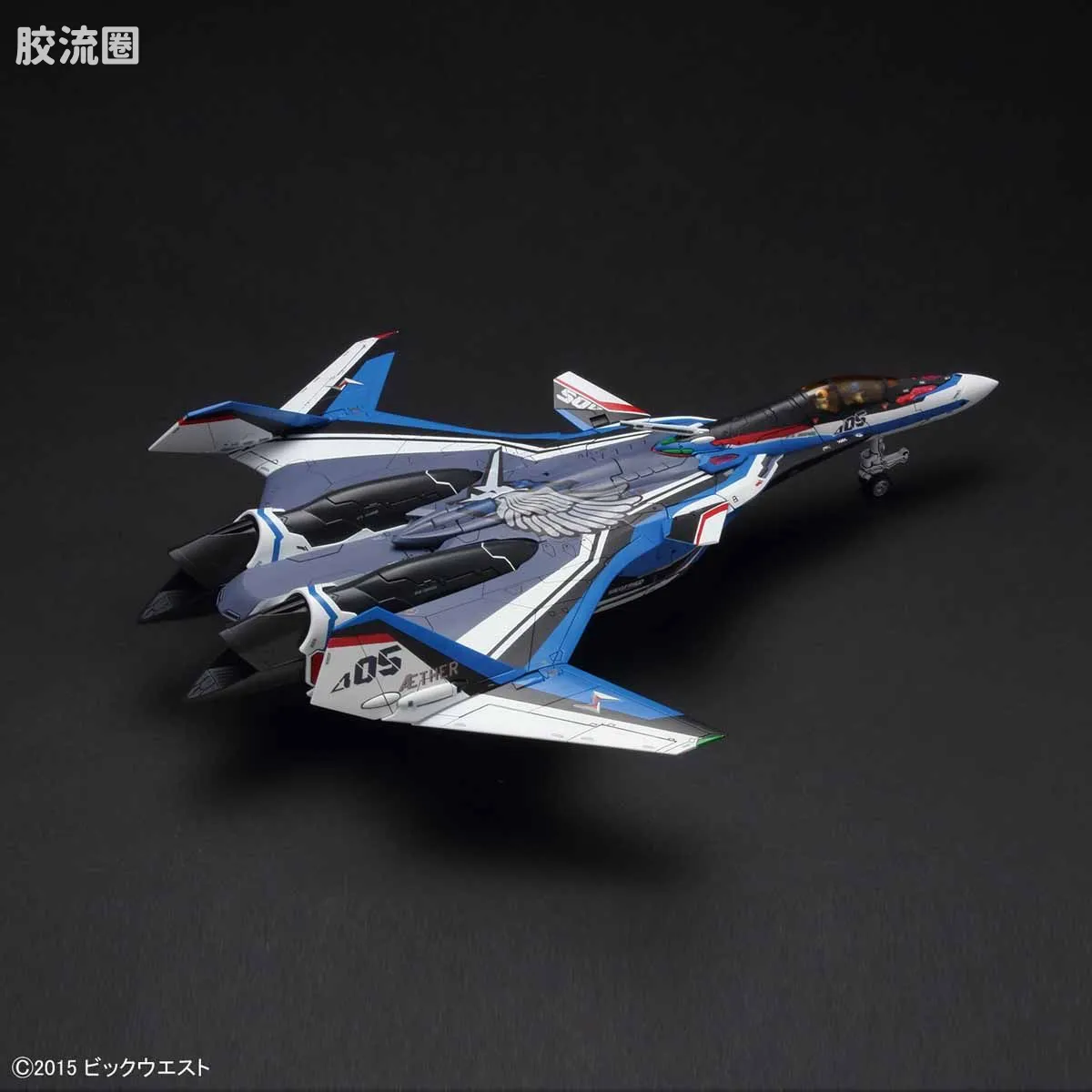 万代超时空要塞系列拼装模型 1比72 VF-31J改 齐格弗里德(疾风机) Deculture Ver.  - 图片