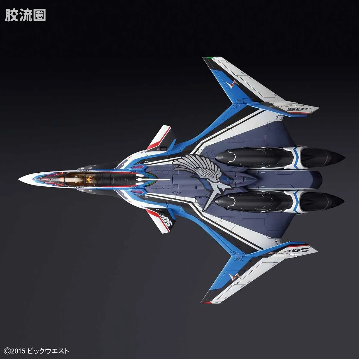 万代超时空要塞系列拼装模型 1比72 VF-31J改 齐格弗里德(疾风机) Deculture Ver.  - 图片