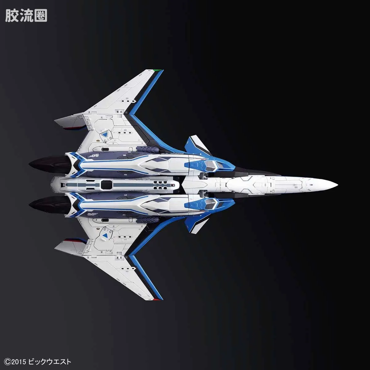 万代超时空要塞系列拼装模型 1比72 VF-31J改 齐格弗里德(疾风机) Deculture Ver.  - 图片
