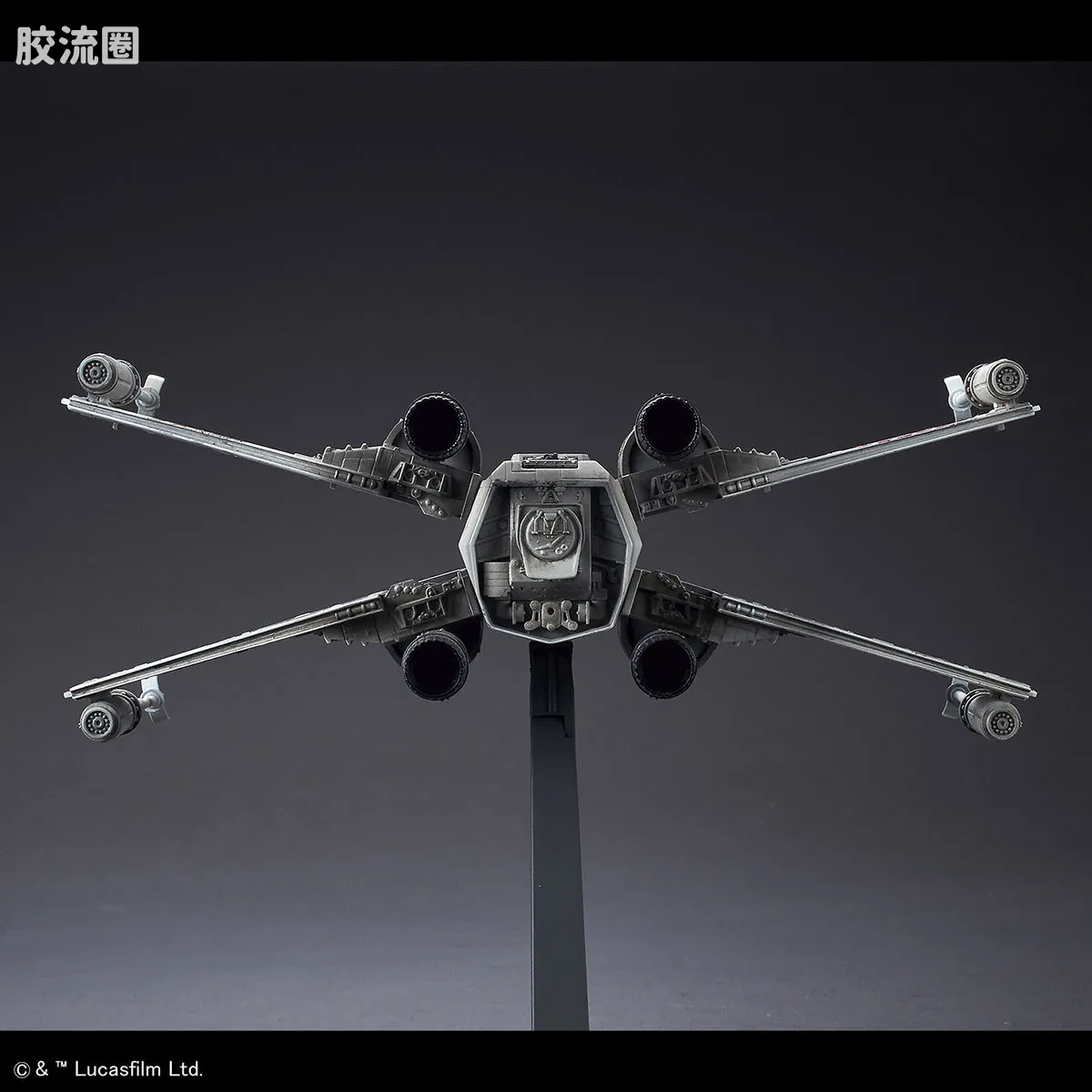 万代 星球大战系列拼装模型 载具系列 1/72 X翼星际战斗机 红色5号 - 图片