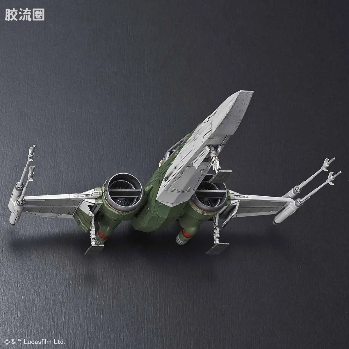 万代 星球大战系列拼装模型 载具系列 1/72 X翼战机 天行者崛起Ver. - 图片