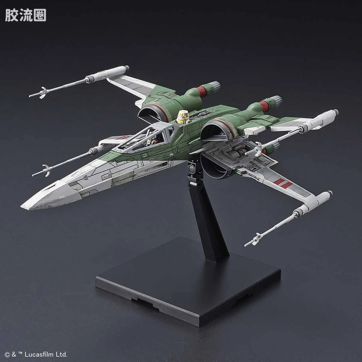 万代 星球大战系列拼装模型 载具系列 1/72 X翼战机 天行者崛起Ver. - 图片