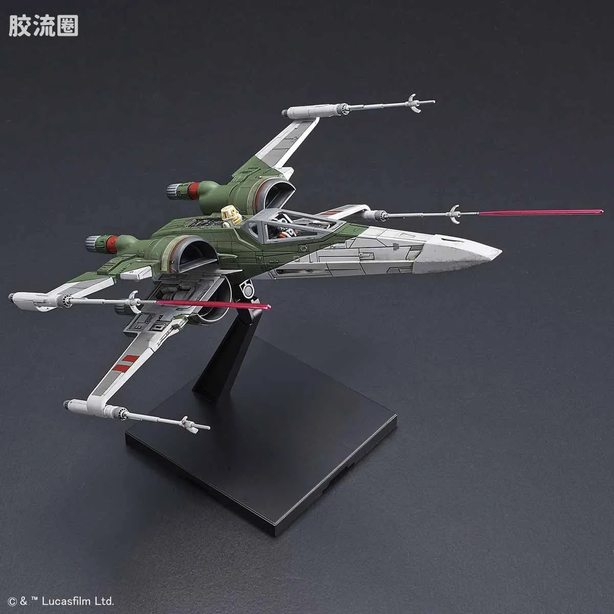 万代 星球大战系列拼装模型 载具系列 1/72 X翼战机 天行者崛起Ver. - 图片