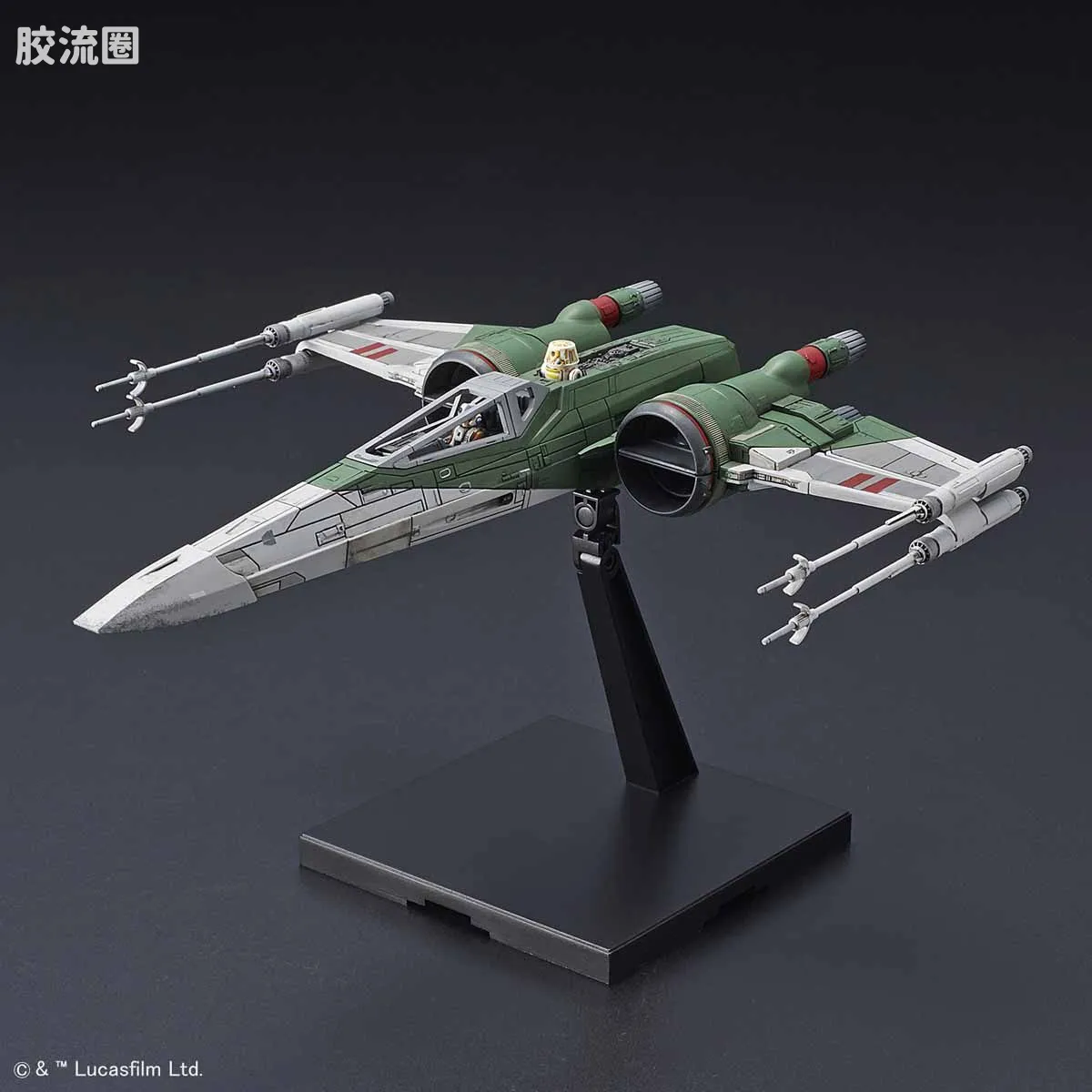 万代 星球大战系列拼装模型 载具系列 1/72 X翼战机 天行者崛起Ver. - 图片