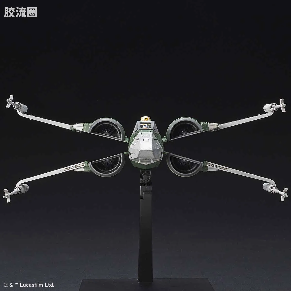 万代 星球大战系列拼装模型 载具系列 1/72 X翼战机 天行者崛起Ver. - 图片