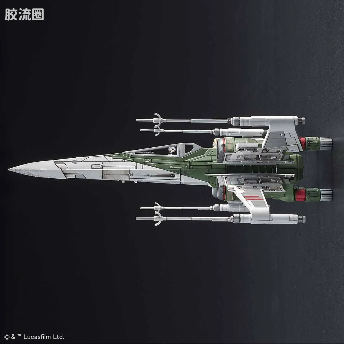 万代 星球大战系列拼装模型 载具系列 1/72 X翼战机 天行者崛起Ver. - 图片