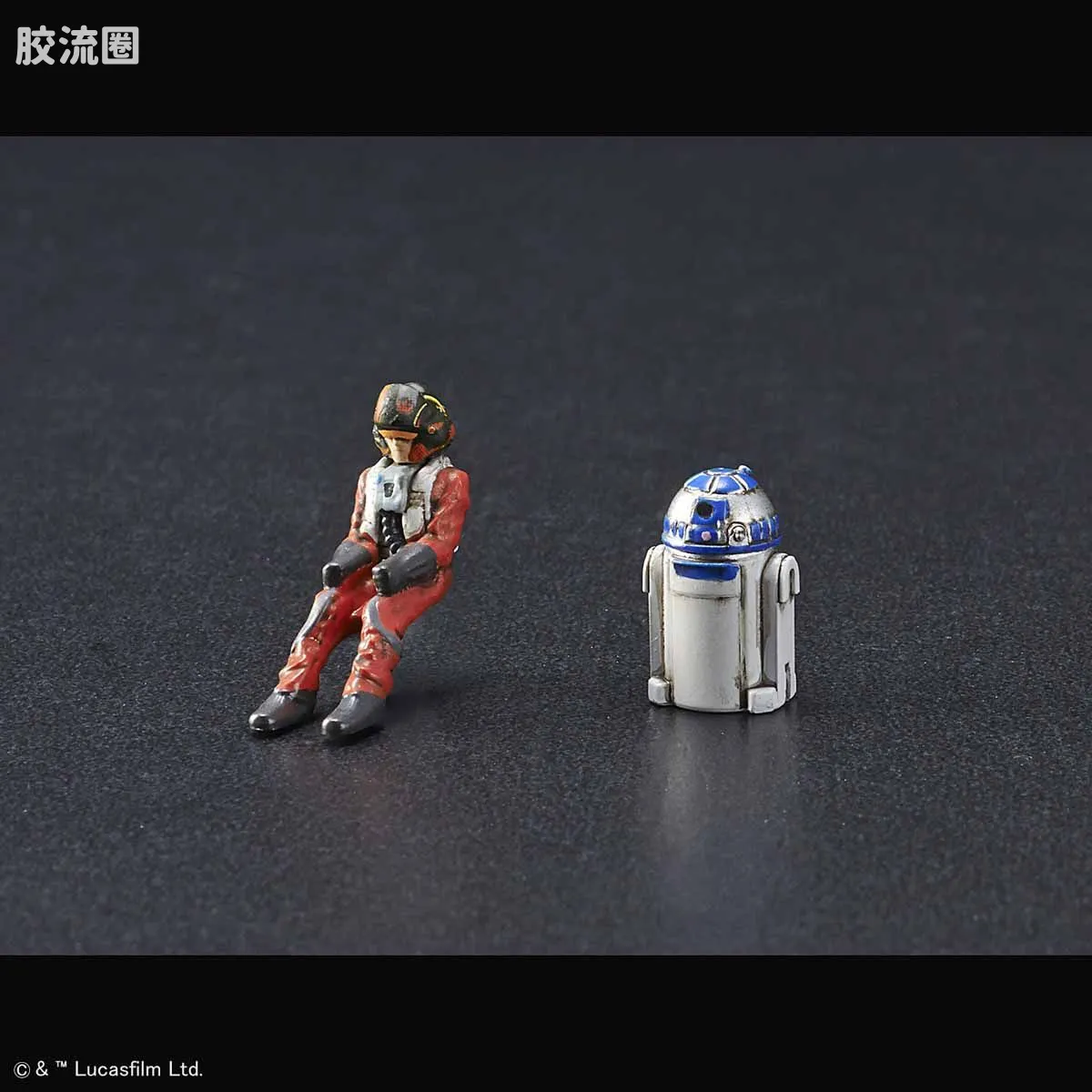 万代 星球大战系列拼装模型 载具系列 1/72 X翼战机 达默龙机 天行者崛起Ver. - 图片