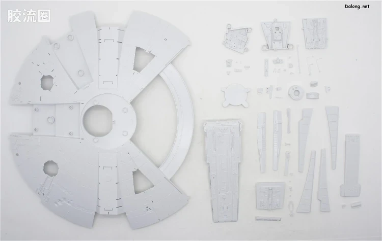 万代 星球大战系列拼装模型 载具系列 1/72 千年隼 - 图片