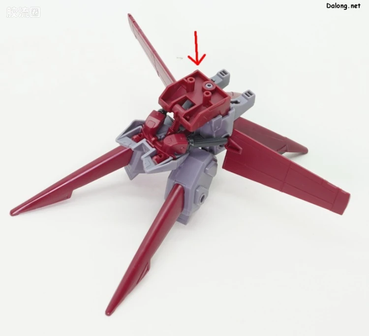 钢普拉Build 综合 HG高达破坏者 对战记录 10 异端高达红色机逆 - 图片