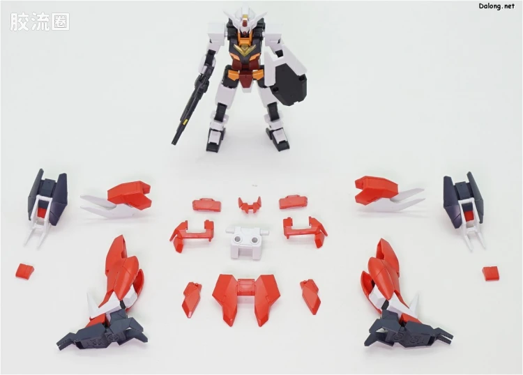 钢普拉Build 综合 HGBD:R 008 核心高达(实战配色)＆火星四型组件 - 图片