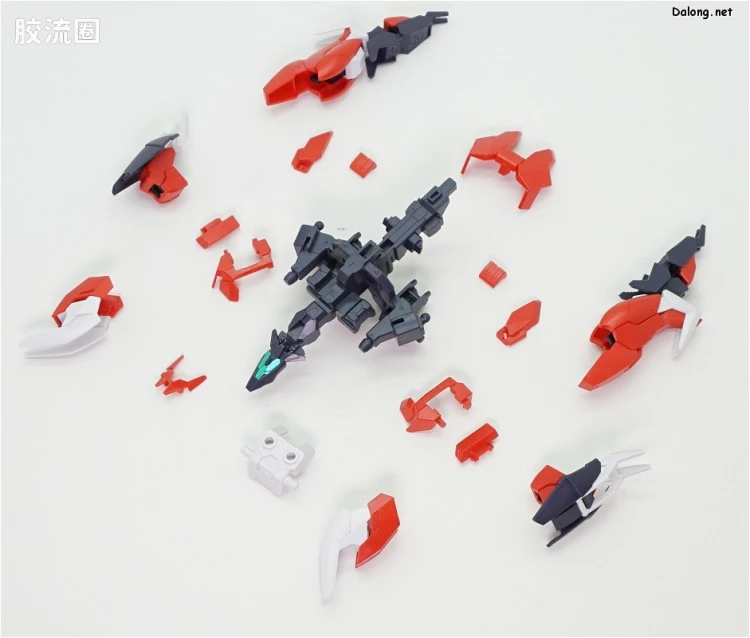 钢普拉Build 综合 HGBD:R 008 核心高达(实战配色)＆火星四型组件 - 图片
