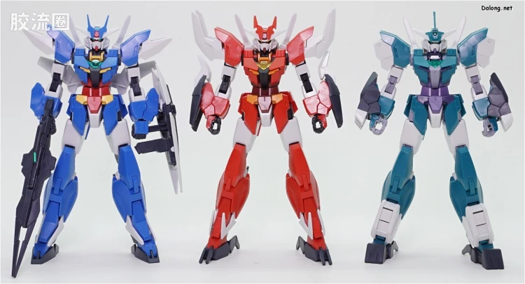 钢普拉Build 综合 HGBD:R 008 核心高达(实战配色)＆火星四型组件 - 图片