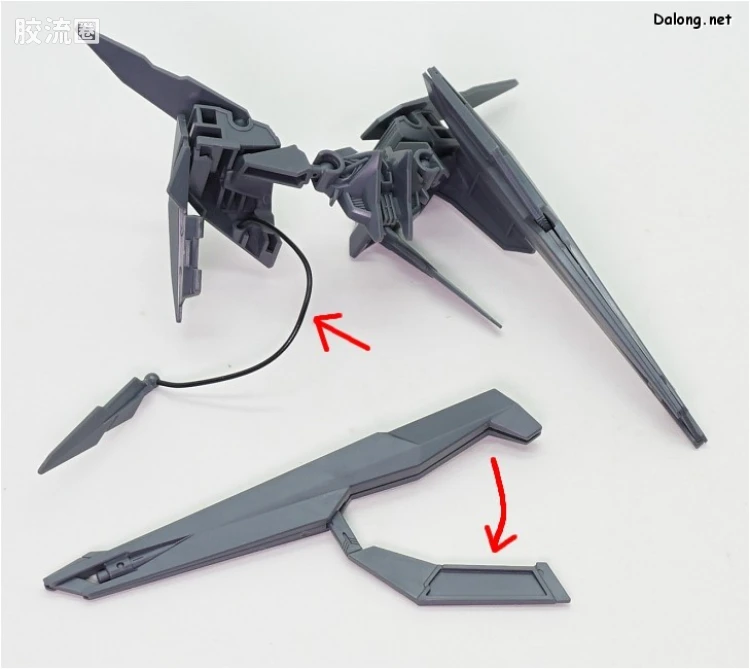 钢普拉Build 综合 HGBD:R武器配件 040 双重重锻步枪 - 图片