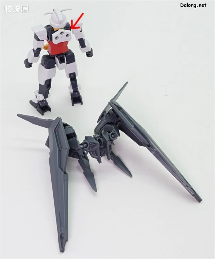 钢普拉Build 综合 HGBD:R武器配件 040 双重重锻步枪 - 图片