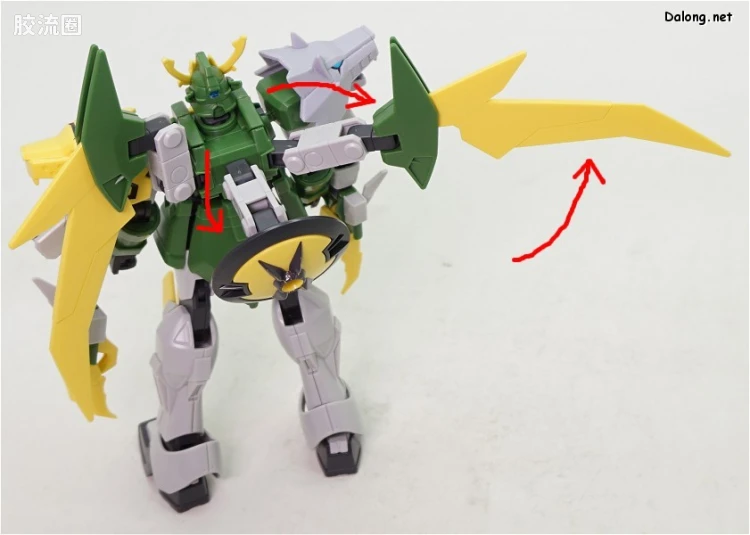 钢普拉Build 综合 HGBD 011 高达激炎双头龙 - 图片