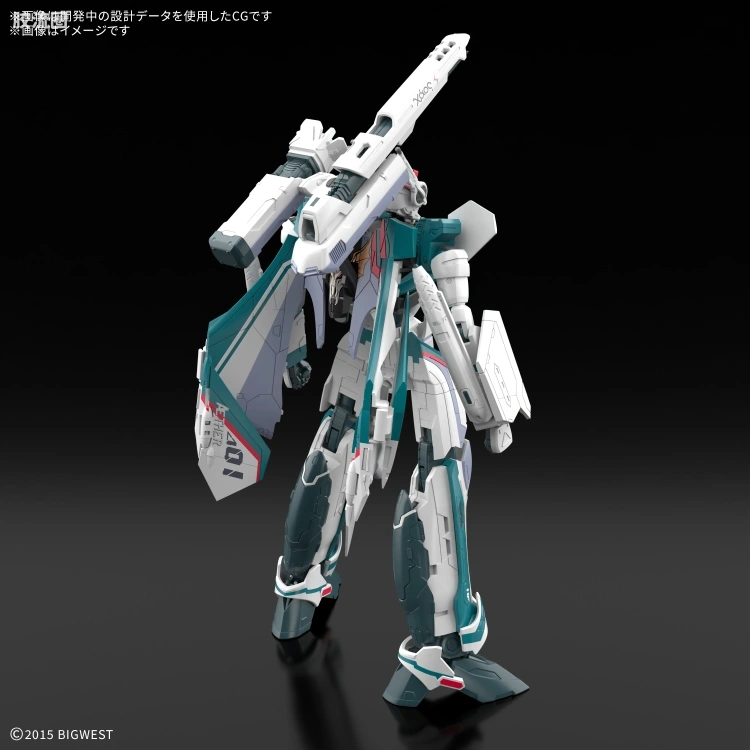 万代超时空要塞系列拼装模型 HG 1/100系列 VF-31S 齐格飞(阿拉德･梅塔斯机) - 图片