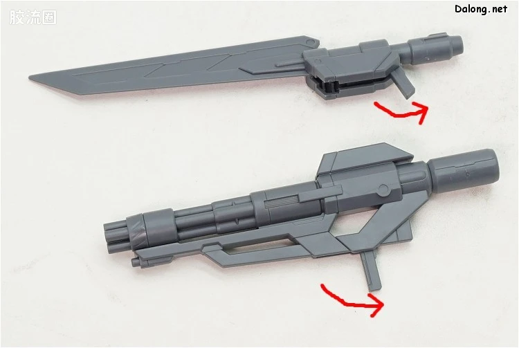 钢普拉Build 综合 HG BUILD CUSTOM 038 齿轮传动爆裂枪 - 图片