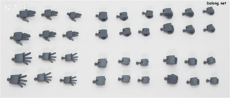 钢普拉Build 综合 HG BUILD CUSTOM 043 BUILDHANDS角SML 造型手 - 图片