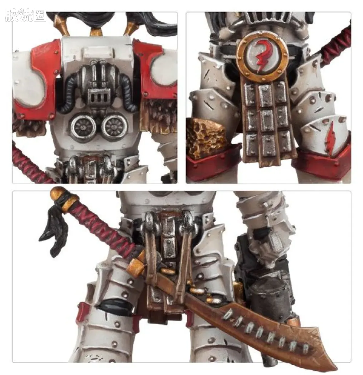 战锤：荷鲁斯之乱 Warhammer: The Horus Heresy White Scars 第五军团 白疤 初版 铁骑型终结者执政官 - 图片