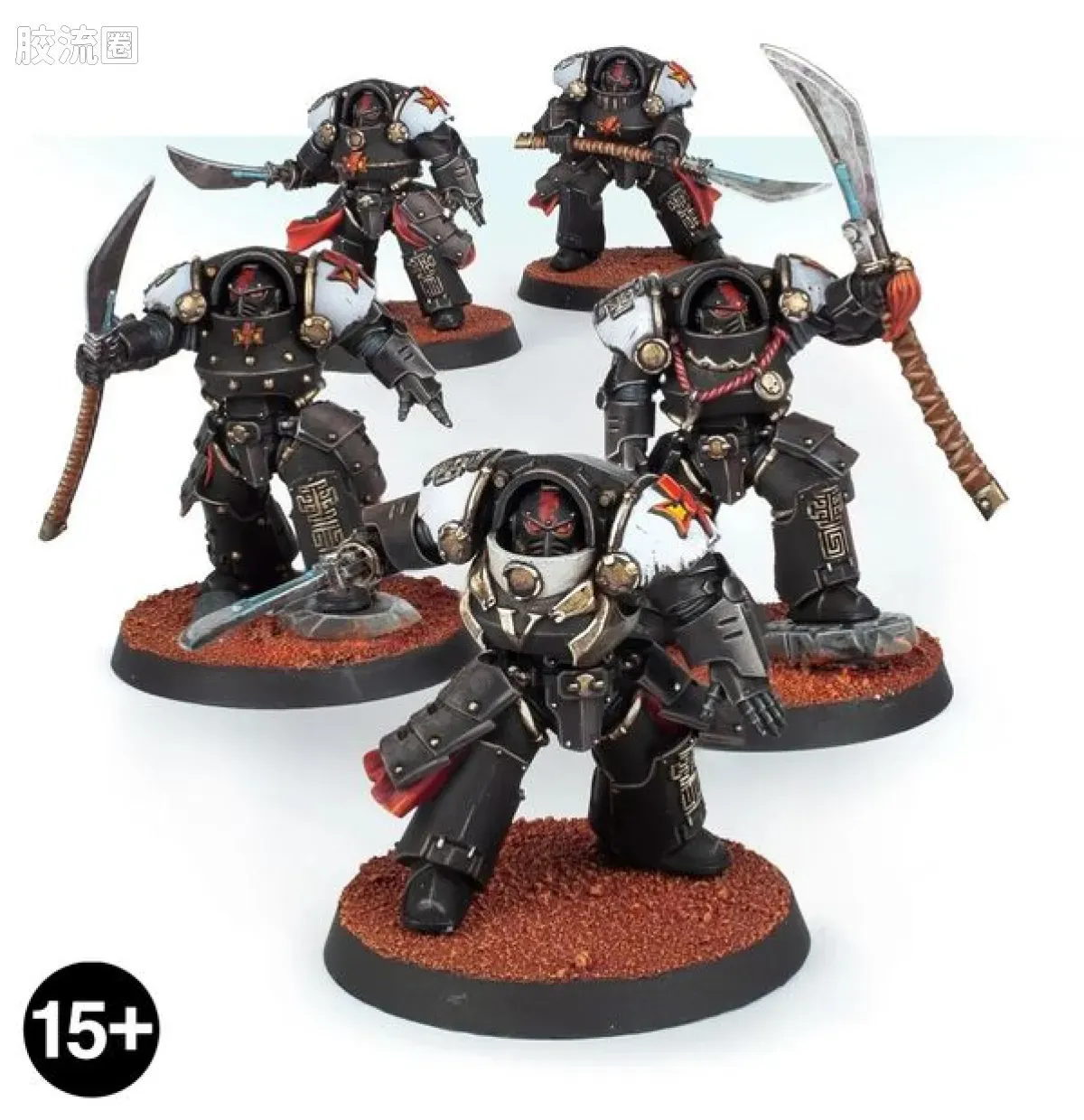 战锤：荷鲁斯之乱 Warhammer: The Horus Heresy White Scars 第五军团 白疤 初版  黑怯薛终结者小队 - 图片