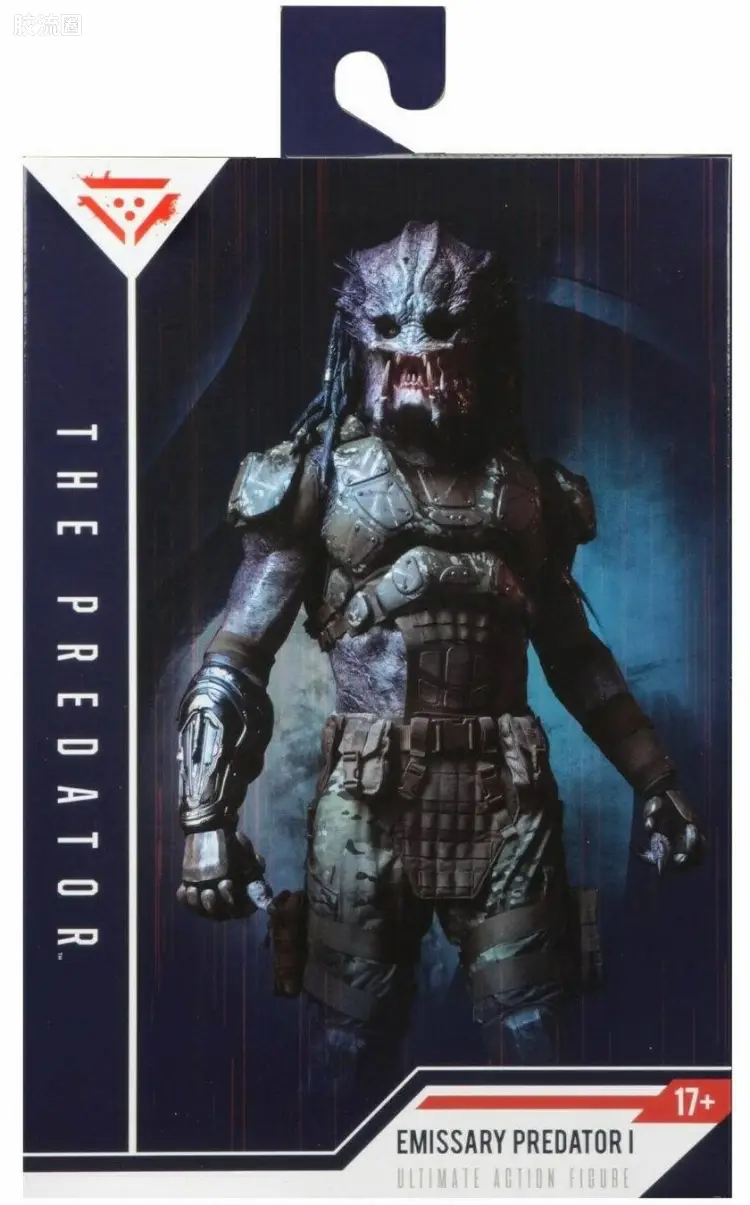 NECA 7寸可动人形系列 铁血战士 终极版/豪华版系列 18年电影 铁血战士 密使战士(剪辑版)