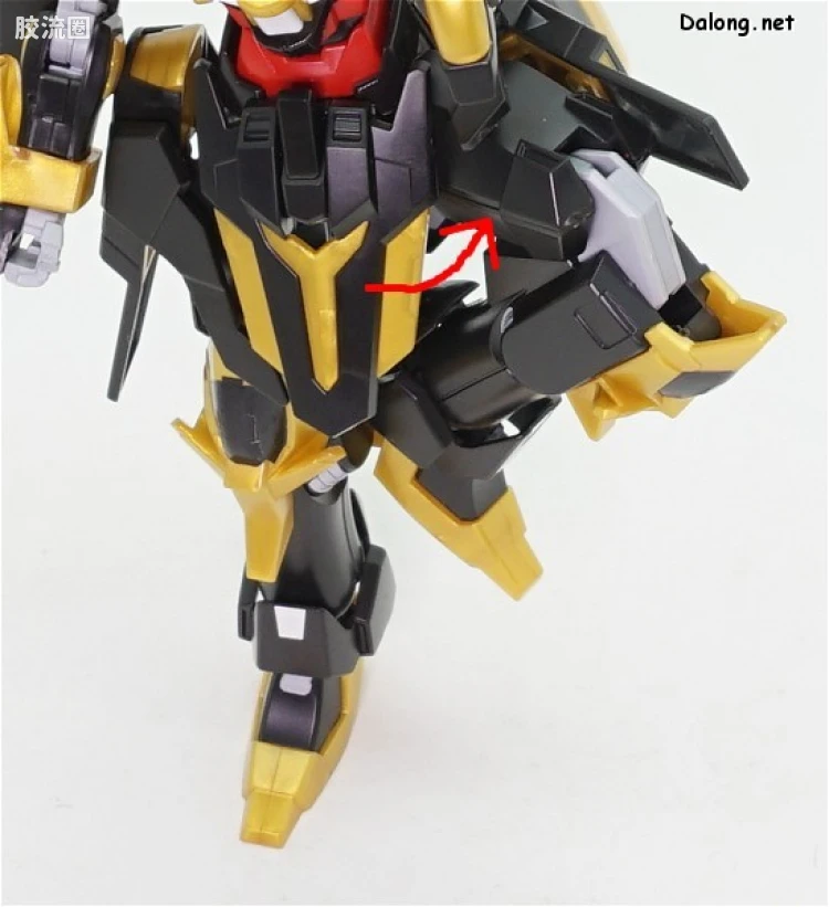钢普拉Build 综合 HGBF 055 漆黑骑士高达 - 图片